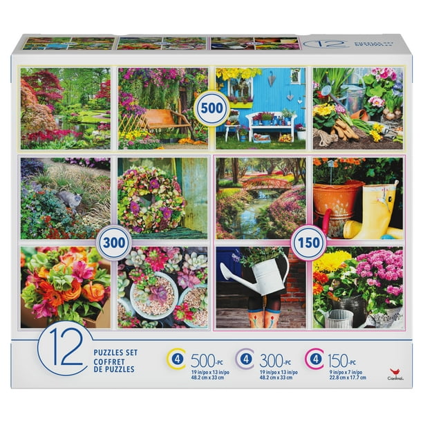 Family 12 Puzzle Pack 8 13x18 4 9x7 Jigsaw Cardinal Boxed Set Lot for sale online